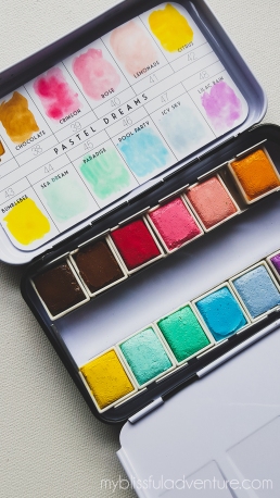 prima watercolor confections review pastel dreams tin